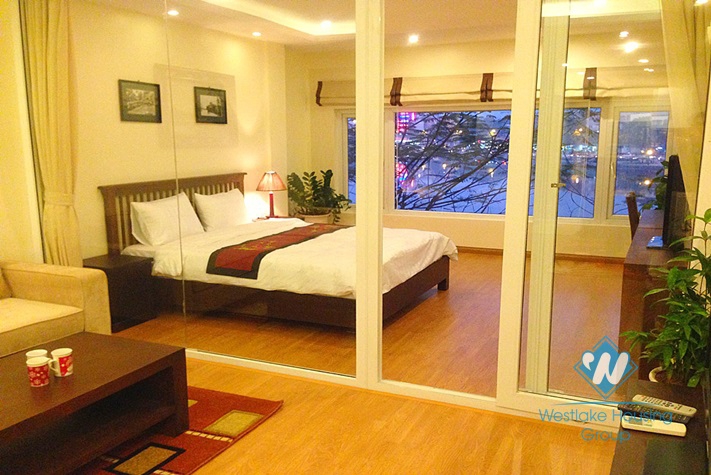 Nice 01 bedroom apartment for rent in Ba Dinh area, Hanoi